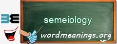 WordMeaning blackboard for semeiology